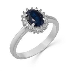 Кольцо, сапфир корунд, SL-RIC102