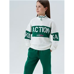 Комплект трикотажный для девочек: толстовка, брюки