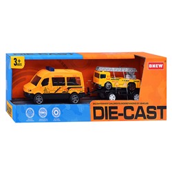 Машина "Стройка" металл, в коробке