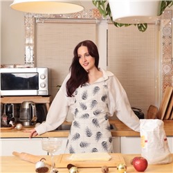 Фартук новогодний «Этель» Merry Christmas 60×70 см, 100% хлопок, саржа 190 г/м²