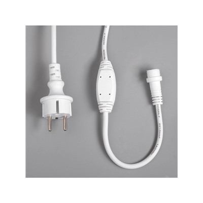 УЦЕНКА Гирлянда «Бахрома» 3×0.9 м, IP65, УМС, белая нить каучук, 144 LED, свечение синее, 220 В