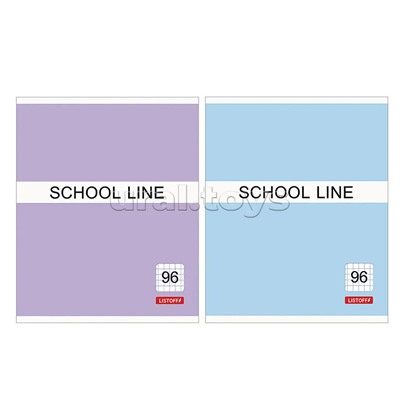 Тетрадь 96л.  клетка  А5, "Basic line" скрепка