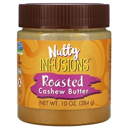 Now Foods, Ellyndale Naturals, Nutty Infusions, паста из жареного кешью, 284 г (10 унций)
