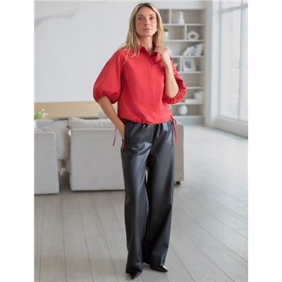 Блузка из легкого хлопкового поплина