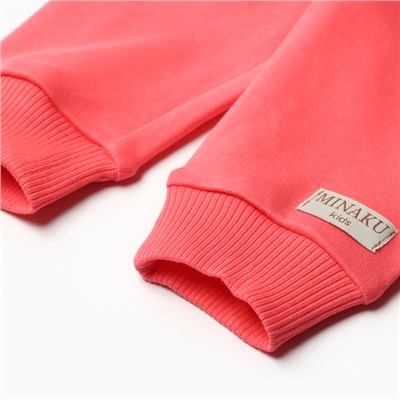 Штанишки детские MINAKU, рост 68-74 см, коралловый