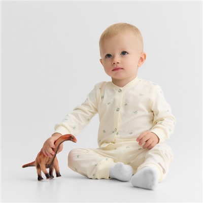 Кофточка детская MINAKU, рост 74-80 см, молочная