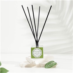 Диффузор ароматический MAYA MOTHER NATURE KISS с палочками, аромат лемонграсса, агавы, мимозы для дома, 50 мл