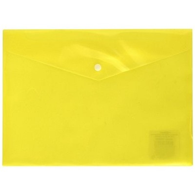 Папка с кнопкой  А4 150мкм непрозр. желтый  NK8015Y inФОРМАТ
