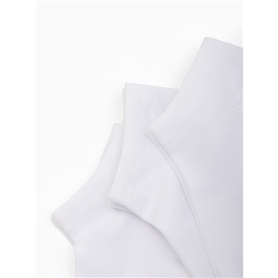 Носки мужские спортивные укороченные 3 пары Resport, размер 42-45, белые