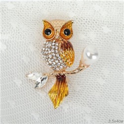 Брошь Сова / 2955 /уп 24/