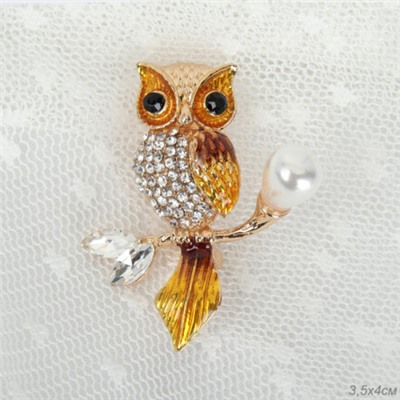 Брошь Сова / 2955 /уп 24/