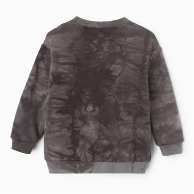 Свитшот для мальчика «Тай-дай», рост 98 см, серый