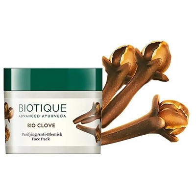 Biotique Clove Oil Control Anti-Blemish Face Pack / Биотик Гвоздика Маска Для Лица С Контролем Жирности, Против Пятен 75 г