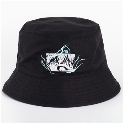 Панама «Аниме», чёрная, р-р 56