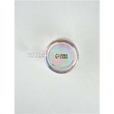 Кружка новогодняя стеклянная «С Новым годом!», 300 мл, голография