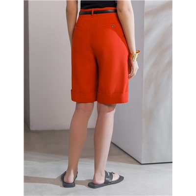 Шорты-бермуды из плотного лиоцелла