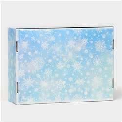 Складная коробка подарочная «Дед Мороз», 30.7×22×9.5 см