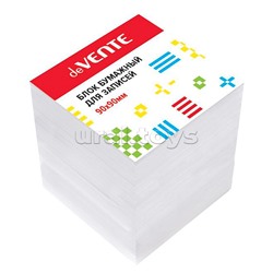 Куб бумажный для записей 90x90x90 мм белый, непроклеенный, офсет 100 г/м², белизна 92%