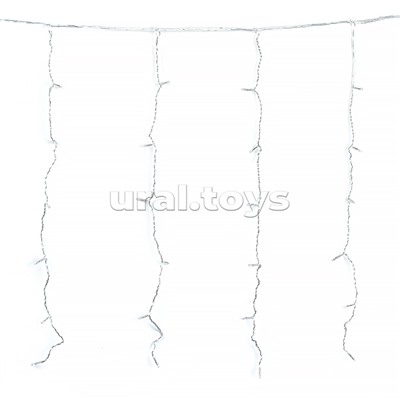 Электрогирлянда светодиодная Бахрома, 6*0,7м, 192 лампы, синий