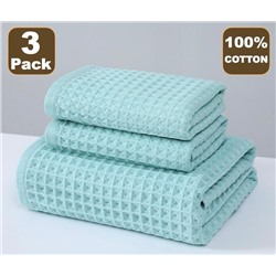 Комплект вафельных полотенец.