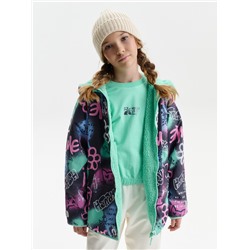 Двусторонняя ветровка для девочек