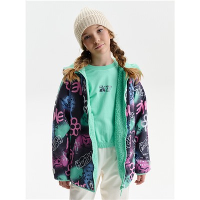 Двусторонняя ветровка для девочек