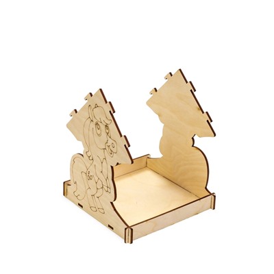 Кормушка для птиц «Лошадь», 18×16×15 см, своими руками, деревянная, Greengo