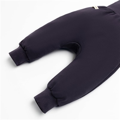 Ползунки - штанишки «Крошка Я» BASIC LINE, рост 62-68 см, тёмно-серые