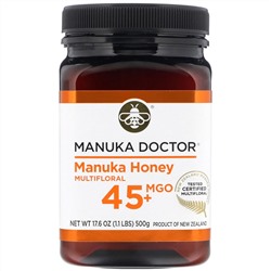 Manuka Doctor, Manuka Honey Multifloral, MGO 45+, 1.1 lbs (500 g)