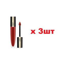 Loreal Paris Rouge Signature Жидкая матовая губная помада 129тон 7мл 3шт