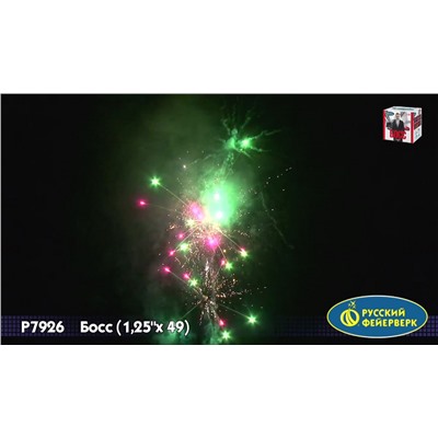 Фейерверк Р7950 Босс (1,25" х 50) - НОВЫЙ ЭФФЕКТ 2025/2026