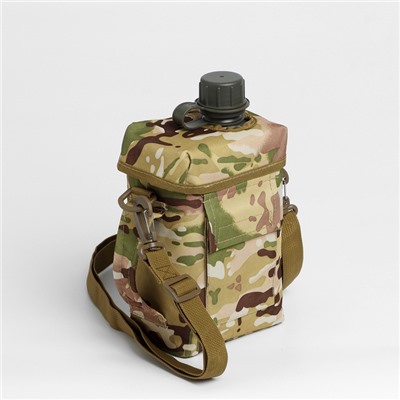 Фляжка туристическая Adventure, 2 л, с чехлом, мультикам