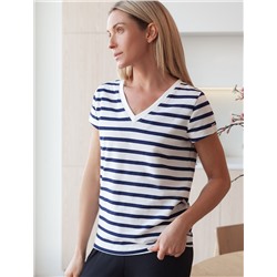 Футболка из премиального хлопка с эластаном