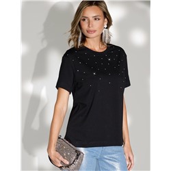 VILATTE Футболка D49.124