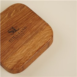 Набор тарелок - подставок SL Home, 10×10×2 см, 3 шт, дуб