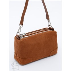 Сумка женская кожаная 5555PEF brown Polina&Eiterou  в Новосибирске