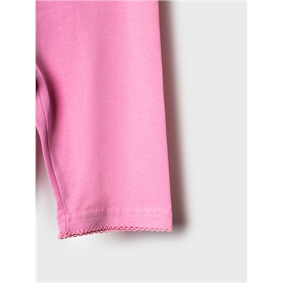 Брюки трикотажные для девочек (легинсы укороченные), 2 пары в комплекте