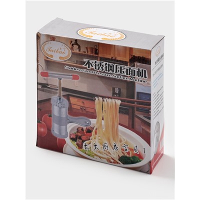 Лапшерезка ручная, 3 насадки, 18×18×6 см, нержавеющая сталь