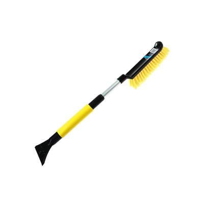 Щетка сметка со скребком, Black&Blue BB1005, телескопическая, 57-70 см, МИКС