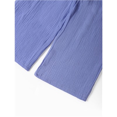 Брюки из муслина для девочки KAFTAN, рост 104 см, фиолетовые