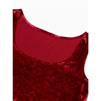 Топ женский KAFTAN «Бархат», размер 48-50, бордовый