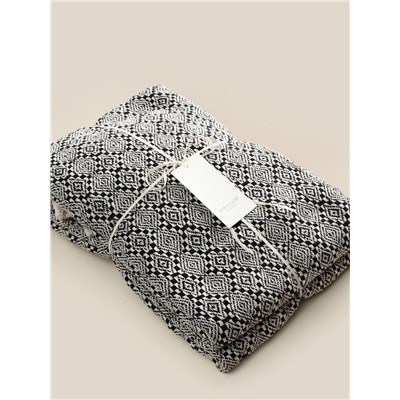 Плед SL Home Ethnics, 220×240 см с помпонами, 500 г/м²