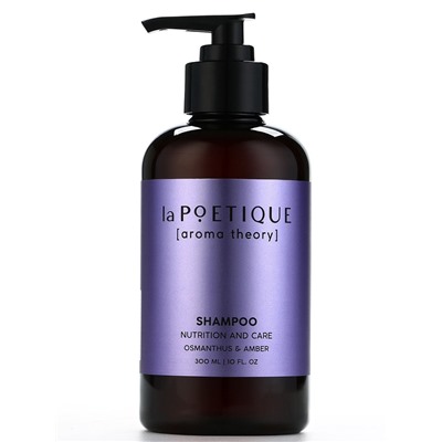 Шампунь для волос, питание и уход, 300 мл, аромат османтуса и амбры, LA POETIQUE