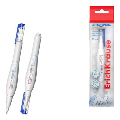 Корректор-ручка 10мл 14173 ARCTIC WHITE ErichKrause
