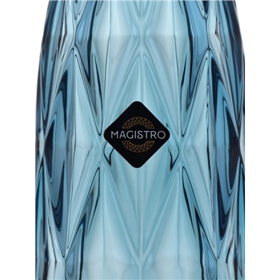 Набор бокалов из стекла для шампанского Magistro «Круиз», 160 мл, 7×20 см, 6 шт., цвет синий