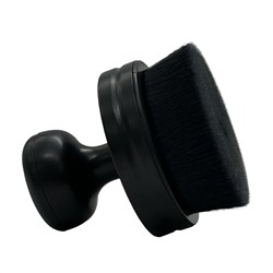 Nail Art Плоская мягкая кисть для макияжа с футляром, черный 16884