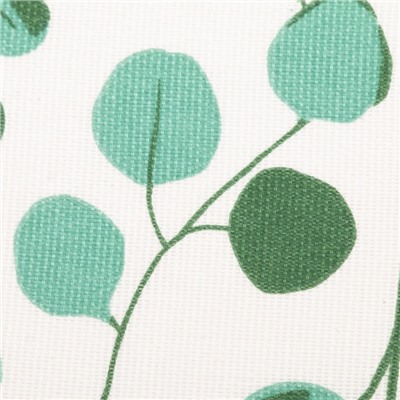 Фартук «Доляна. Эвкалипт», белый 60×70 см, 100% хлопок, рогожка 164 г/м²