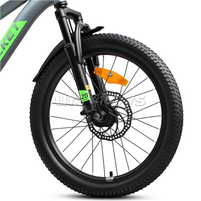 Велосипед 20" Rocket Crux 4.0 , цвет серый, размер 11"