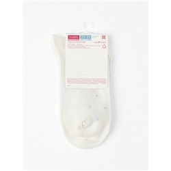 Классические CONTE CLASSIC Удлинённые носки женские из хлопка с пикотом «Крокус»