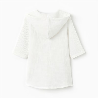 Рубашка (пончо) детская MINAKU, белая, рост 104 см